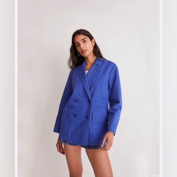 Madewell Crossover Blazer (re) generative chino size M - Picture 1 of 9